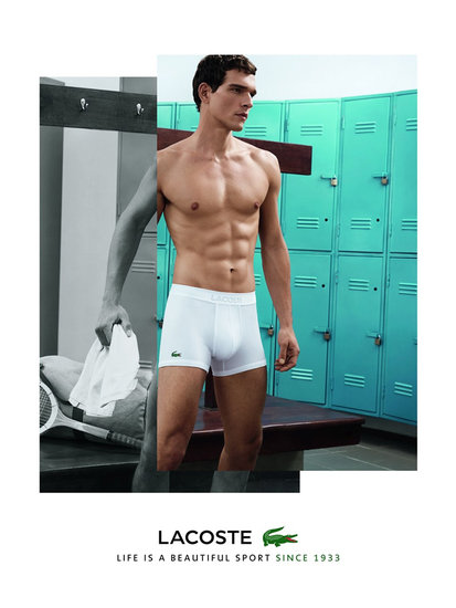 Brazilian Model Alex Cunha for Lacoste Underwear Spring 2015!