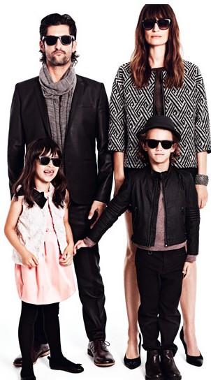H&M Fashion Family Collection Campaign Fall 2012