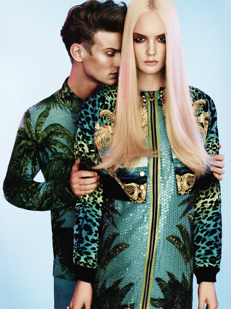 Photo by Tobias Lundkvist for H&M x Versace for RODEO MAGAZINE